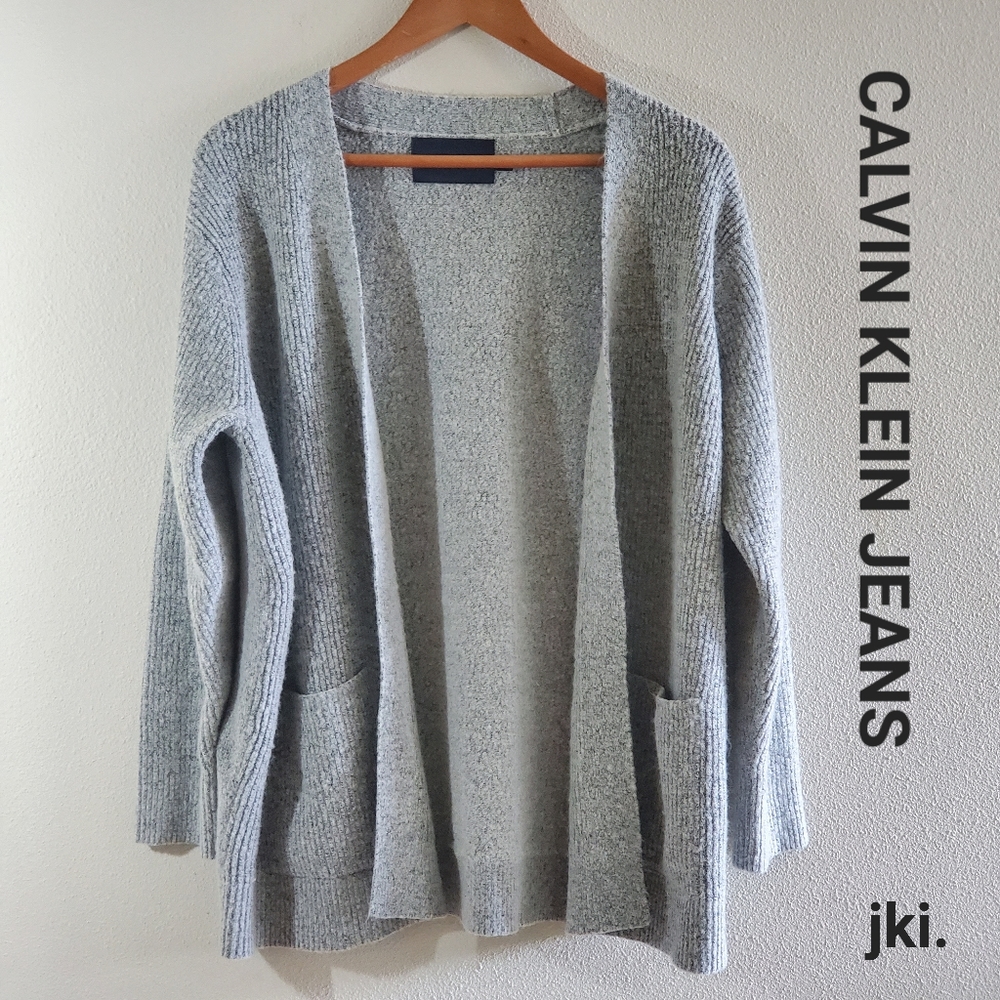 Calvin Klein Knit Open-Cardigan